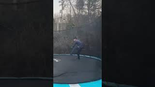 Soccer in the trampoline ️