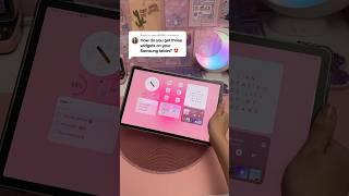 How I get my Samsung tablet widgets  galaxy tab S9+ | homescreen aesthetic | android apps