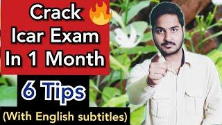 ICAR EXAM PREPARATION TIPS ! How to Crack Icar in 1 Month? BEST Strategy! Himanshu TIWARI #ICAR2021