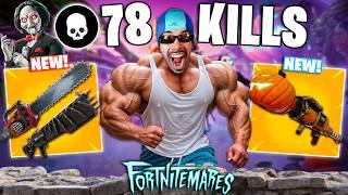 ASMR Fortnite 78 Kills FAST MOUTH SOUNDS Solo VS Squad (Fortnitemares)