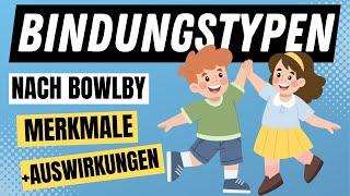 Alle 4 BINDUNGSTYPEN nach Bowlby - BINDUNGSTHEORIE einfach erklärt | ERZIEHERKANAL