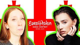 LET'S REACT TO GEORGIA'S SONG FOR EUROVISION 2025 // MARIAM SHENGELIA "FREEDOM"