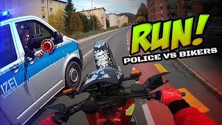 Police Chase Bikers - INSANE Cops VS Motorcycles | Best Compilations 2024