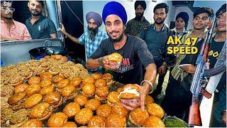 Top Notch 30/- Mr Speedy Singh ka Ak 47 Punjabi Burger | Street Food India