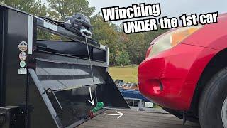 What's the best way to winch the 2nd vehicle on? 