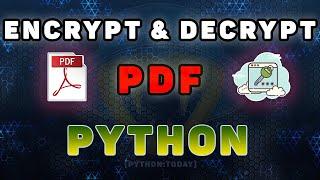 Полезные библиотеки Python | Шифрование, защита паролем PDF файлов