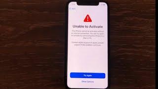 Unable to Activate this iPhone cannot be activated without an Internet connection.