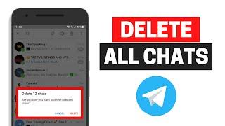 How to Delete All Telegram Chats at Once!