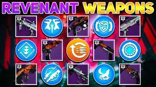 ALL Revenant Weapons, Traits & Origin Perks (Revenant Episode) | Destiny 2