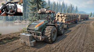 Ultimate Logging With Futom 7290RA | SnowRunner | Season 14 | Logitech G29 Gameplay | #711