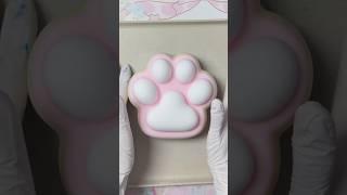 Let's make a rainbow cat paw squishy today.#decompression #squishytoys #trending