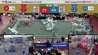 FIRST Indiana Robotics - 2022 Indiana State Championship Qualification Match 23