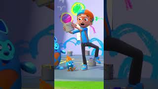 Colors Go Crazy with Paint Mixer 5000!  Learn with #Blippi #BlippiWonders #Shorts