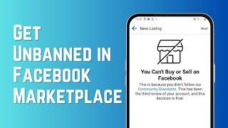 How to Unblock Marketplace on Facebook (How to Get Unbanned from Facebook Marketplace)