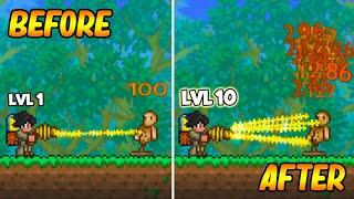 Terraria, But Damaging Enemies UPGRADE My Weapons...