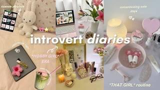 cozy introvert diaries  *HOBBY GIRL ERA*, romanticizing solo days, self care vlog