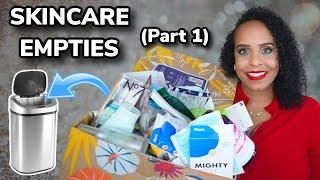 SKINCARE EMPTIES PART 1 | 8+ MONTHS OF EMPTIES |JackieNaturals