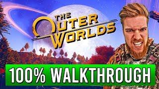 THE OUTER WORLDS 100% Walkthrough Gameplay Part 2 - (FULL GAME Review)