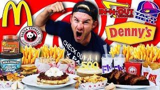 THE ULTIMATE FAST FOOD MUKBANG! (17,000+ CALORIES)