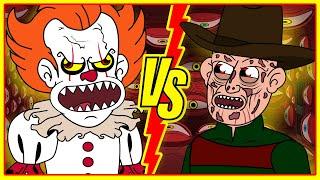 Pennywise vs Freddy Krueger (Parody Animation)