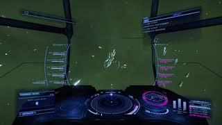 4 second annihilation: Thargoid Cyclops vs Type-10 Defender.