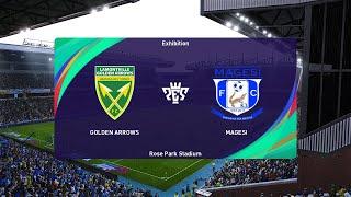 Lamontville Golden Arrows vs Magesi FC (25/09/2024) DStv Premiership PES 2021