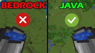 water bucket MLG java vs bedrock