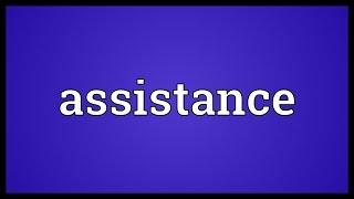 Assistance Meaning