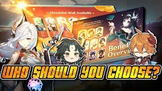 [Hindi] Who Should You Choose In The New Chronicled Wish & 4 Star Selector? | Genshin Impact Guide