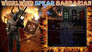 Best Barbarian Build Diablo 2 Resurrected - Whirlwind Spear Barbarian Build Uber Tristram