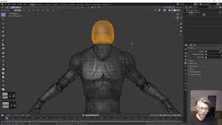 UBIK - Part 20 - SkeletalMesh adjustments in Blender (UE4.23)