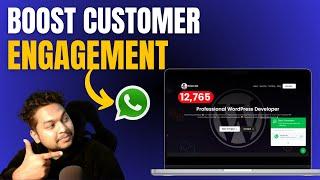 Boost Customer Engagement with WP WhatsApp Plugin for WordPress!