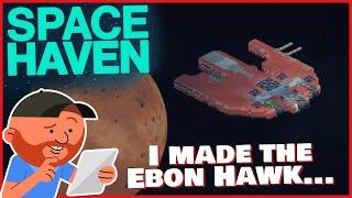 Space Haven [LIVE] S13 E09 | Accidentally Designing a Cool Ship is TIGHT | Space-ship Building Sim