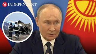 Putin reacts to Azerbaijan Airlines plane crash at CSI summit