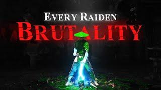 Every Raiden Brutality in MK1...