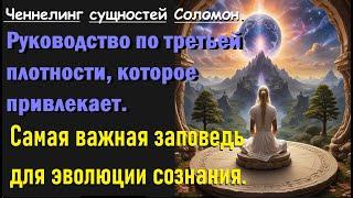 Руководство по 3-й плотности, которое привлекает. Самая важная заповедь для эволюции сознания .