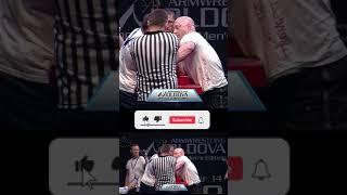 TODD HUTCHINGS VS EUGENY PRUDNIK ARMWRESTLING Moldova 2018 #shorts