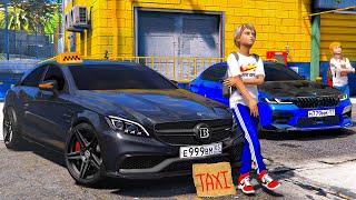 ОПЕРСКАЯ ЕЗДА В GTA 5 - ОПЕРСКОЕ ТАКСИ НА MERCEDES CLS 63! СУЕТА НА БАНАНЕ С ПАССАЖИРАМИ! ВОТЕР