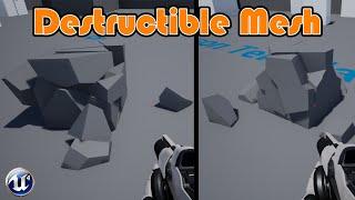 Destructible Mesh (Any Mesh) - Unreal Engine 4 Tutorial