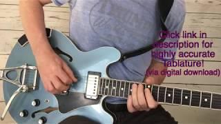 Make Me Smile Chicago/Terry Kath Guitar Solo! Lesson by Emerson Swinford