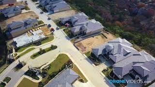 New Construction in a Private Neighborhood in San Antonio, TX filmed by DroneVideos.com