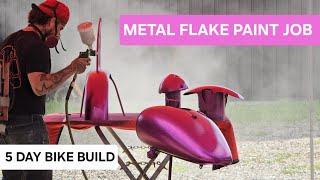 DAY 3: Paint Day Chaos  Colton’s Paints Fuchsia Pink Metal Flake to Match his Girlfriends BMW! 