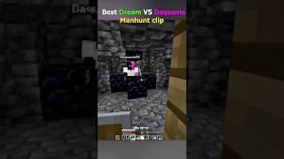 Best Dream VS Daquavis Manhunt clip #shorts #minecraft