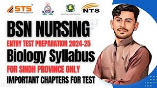 Biology new syllabus | For BSN Nursing | NTS | STS | Lumhs | JPMC | JSMU | Duhs | Mahdi's Academy