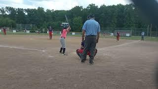 Madison Martinez 2022 Rochester Lady Lions 18U Showcase-Inside the park Homerun