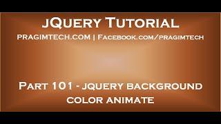 jquery background color animate