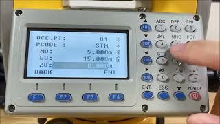 How to do Level Work with Total Station - Z coordinate