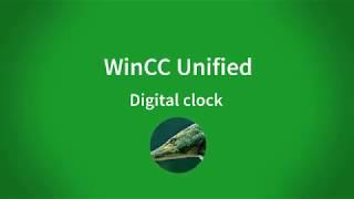 WinCC Unified V16: Digital clock with JavaScript