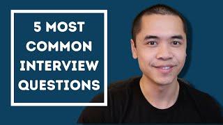 5 most common interview questions | Wonsulting