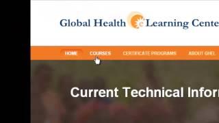 Welcome to the Global Health eLearning Center